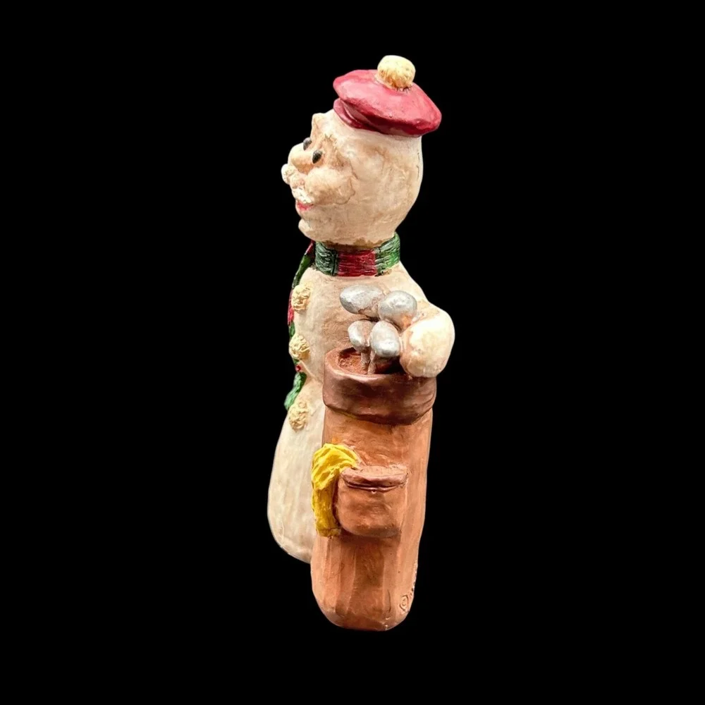 Janco Studio Bert‎ Anderson Golf Snowman Figurine Christmas